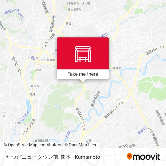 たつだニュータウン前 map