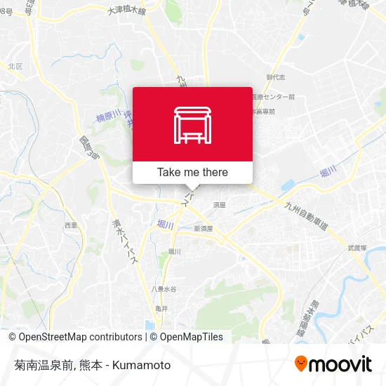菊南温泉前 map