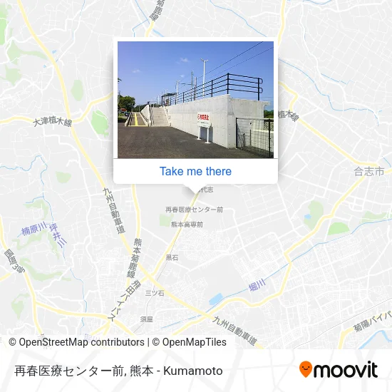 再春医療センター前 map