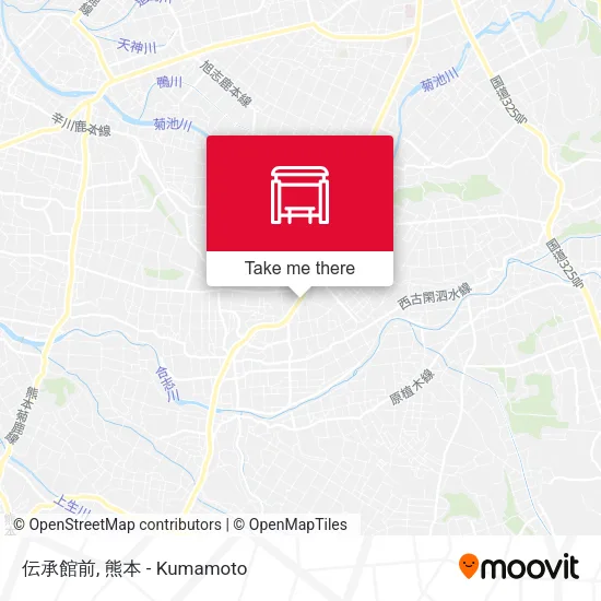 伝承館前 map