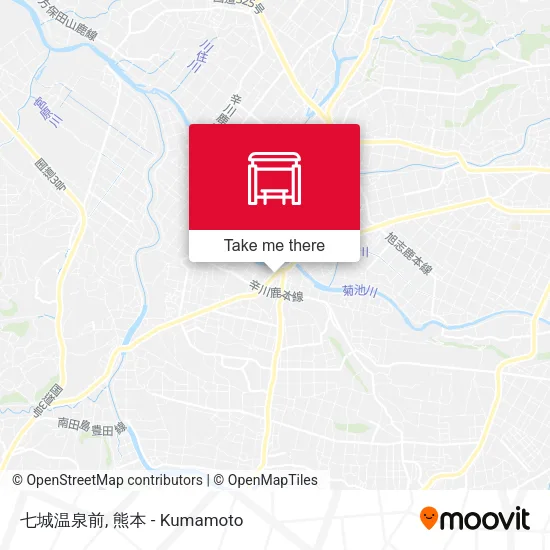 七城温泉前 map