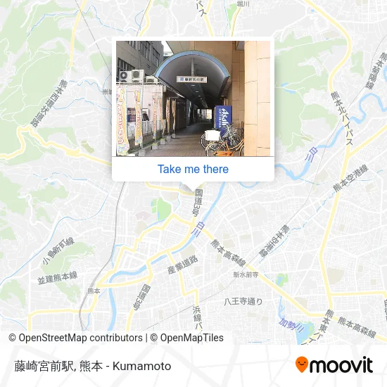 藤崎宮前駅 map