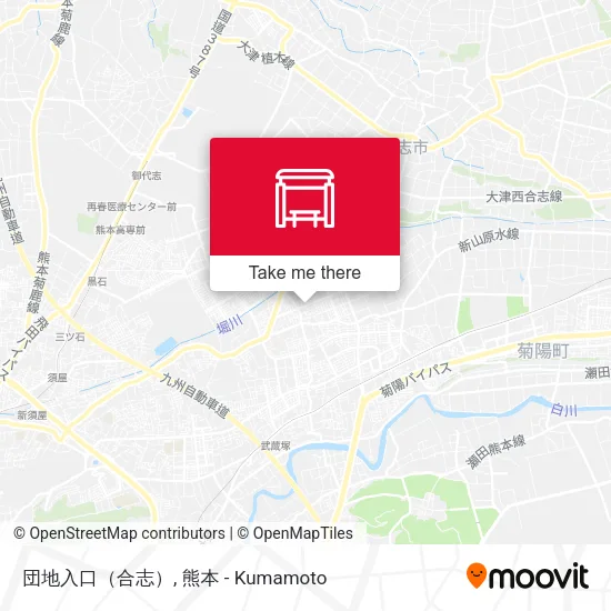 団地入口（合志） map