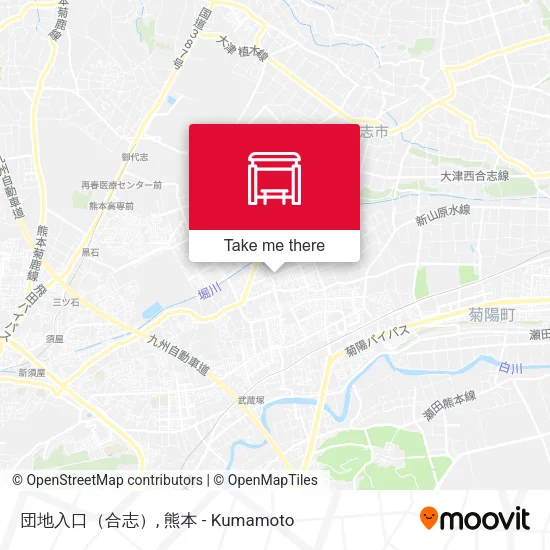 団地入口（合志） map