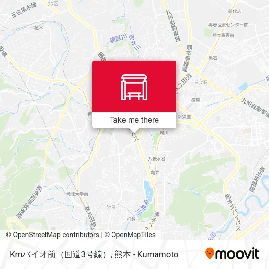 Kmバイオ前（国道3号線） map