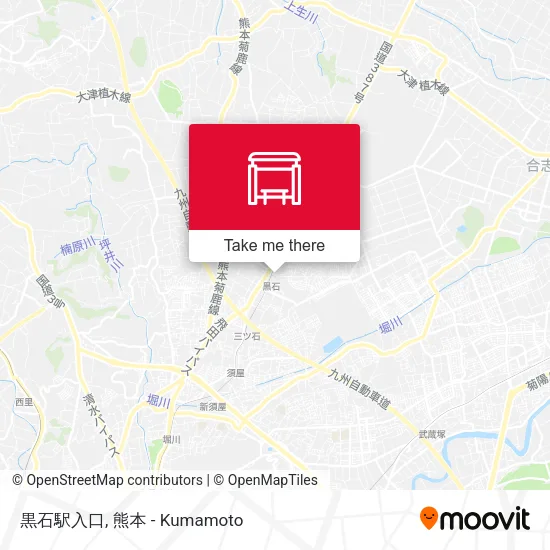 黒石駅入口 map