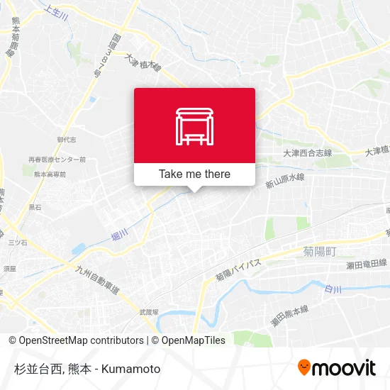 杉並台西 map