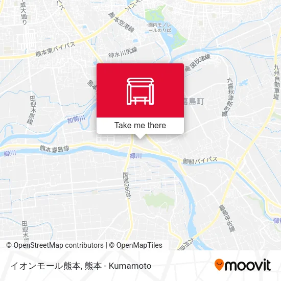 イオンモール熊本 map