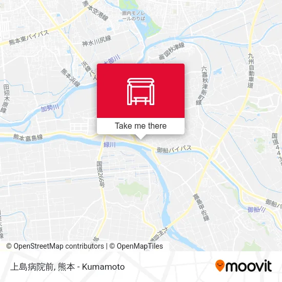 上島病院前 map