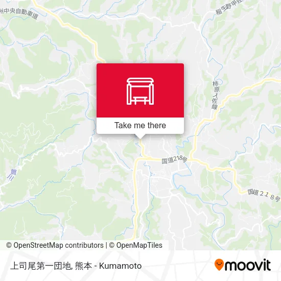 上司尾第一団地 map