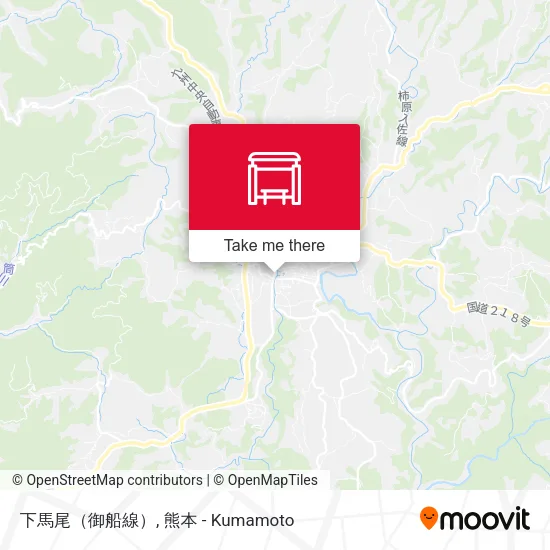 下馬尾（御船線） map