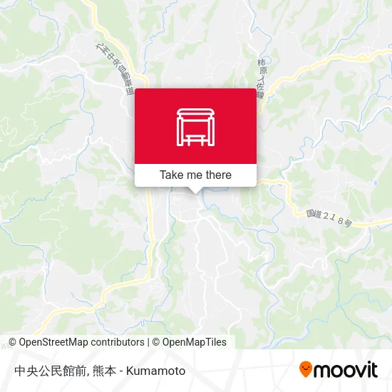 中央公民館前 map