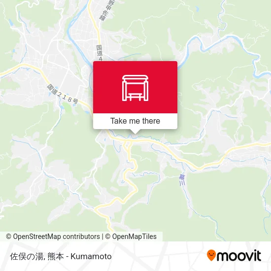 佐俣の湯 map