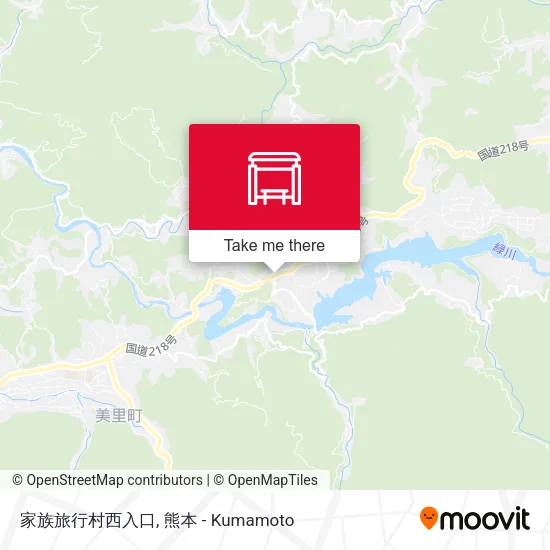 家族旅行村西入口 map
