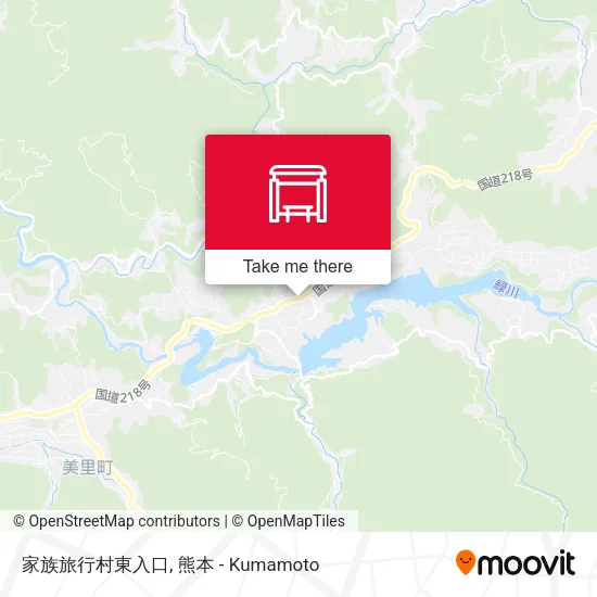 家族旅行村東入口 map