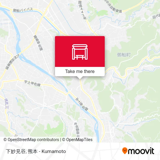 下妙見谷 map