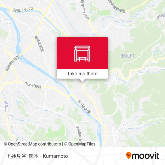 下妙見谷 map