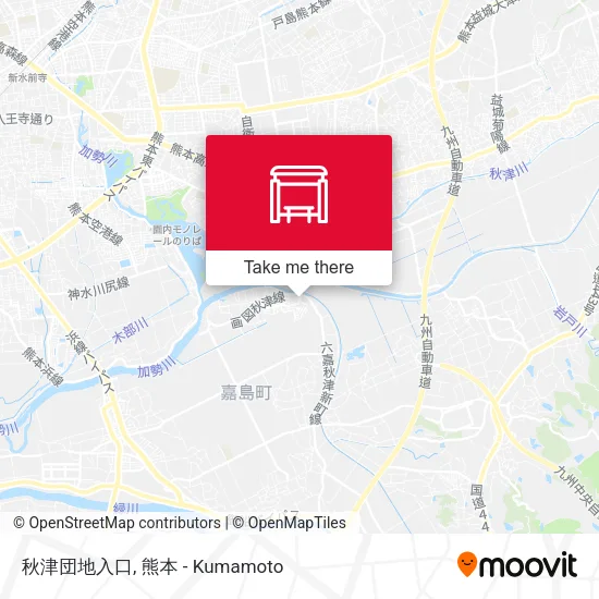 秋津団地入口 map