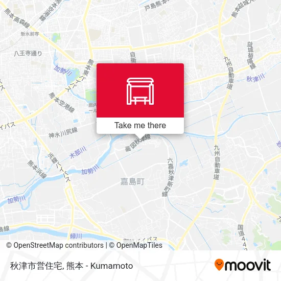 秋津市営住宅 map