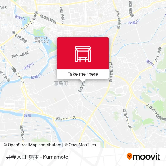 井寺入口 map