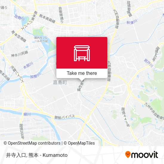 井寺入口 map