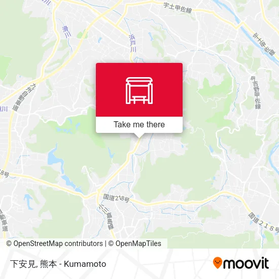 下安見 map