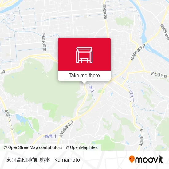 東阿高団地前 map