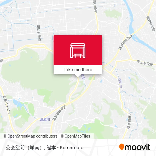 公会堂前（城南） map
