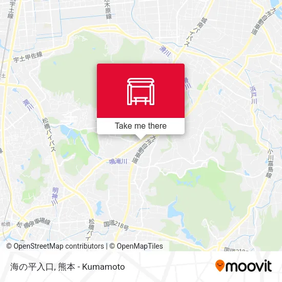 海の平入口 map