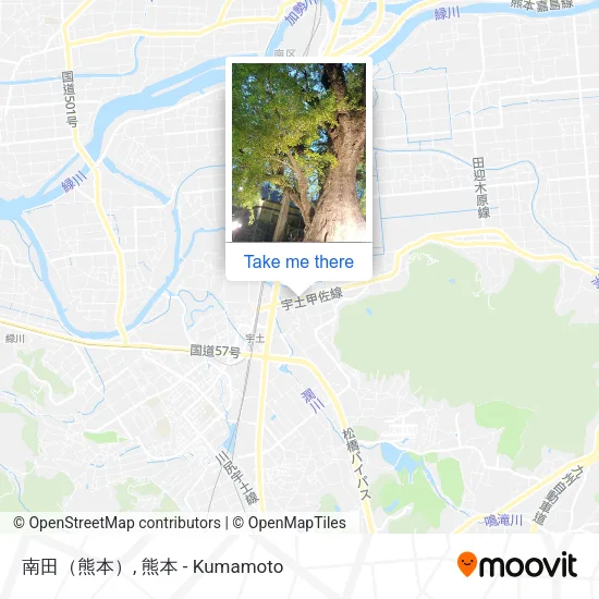 南田（熊本） map