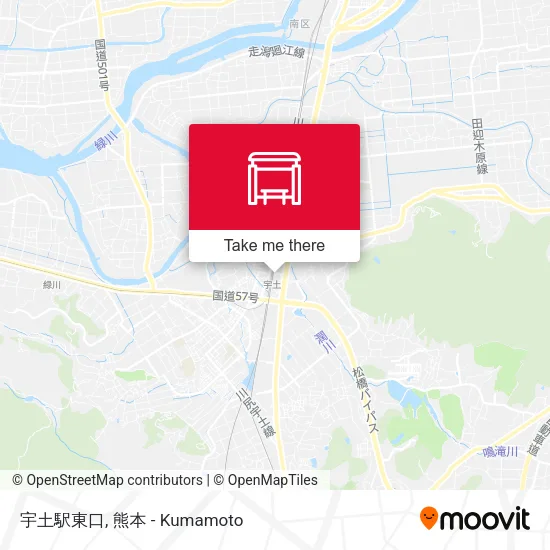 宇土駅東口 map