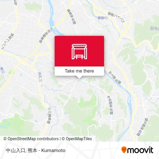 中山入口 map