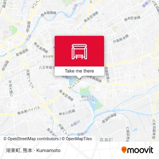 湖東町 map