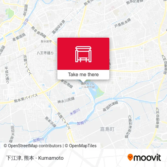 下江津 map