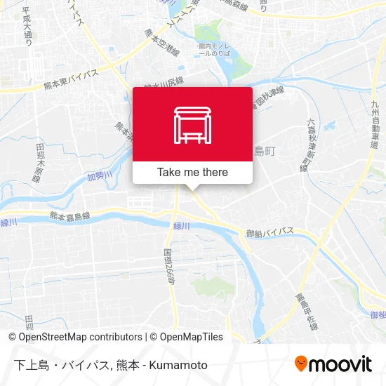 下上島・バイパス map
