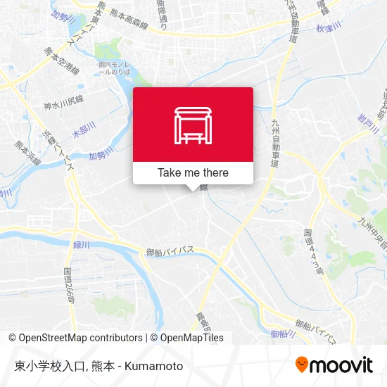東小学校入口 map