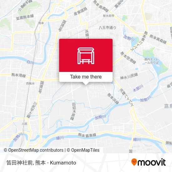 笛田神社前 map