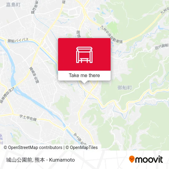 城山公園前 map
