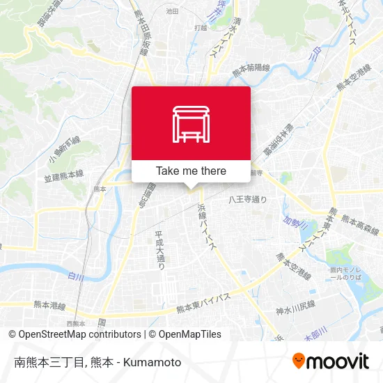 南熊本三丁目 map