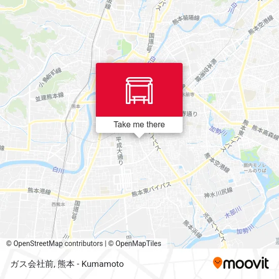 ガス会社前 map