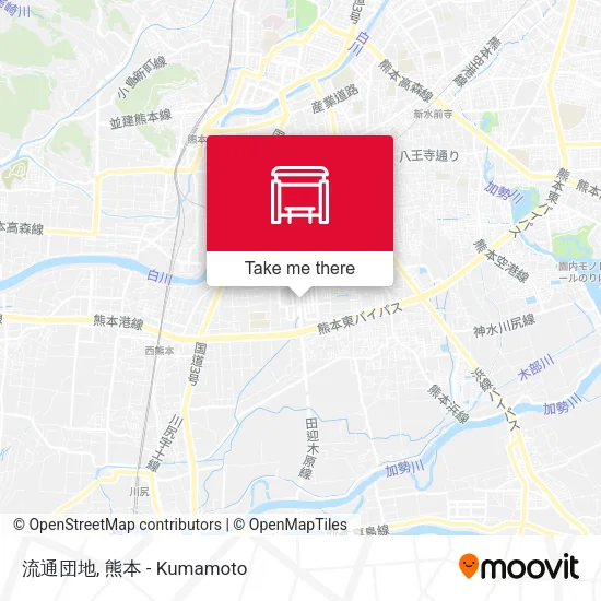 流通団地 map