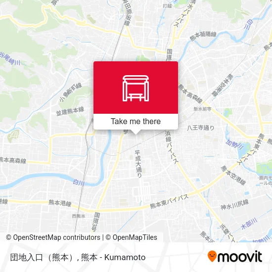 団地入口（熊本） map