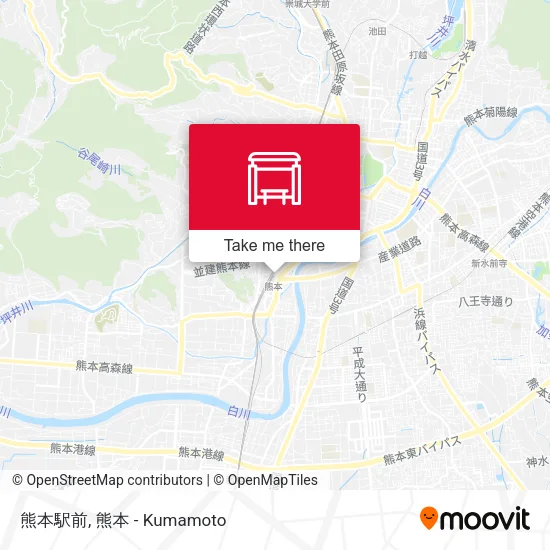 熊本駅前 map