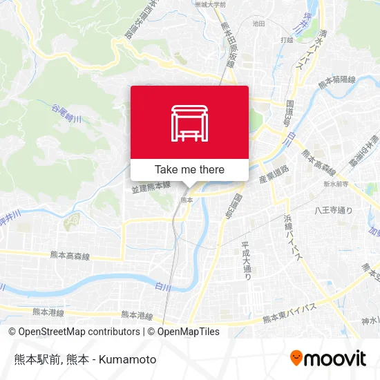 熊本駅前 map