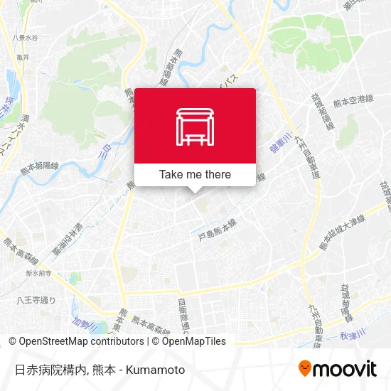 日赤病院構内 map