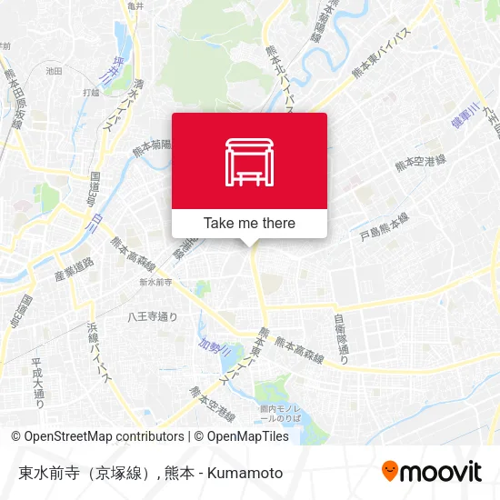 東水前寺（京塚線） map
