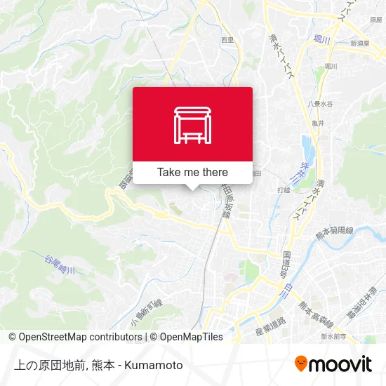 上の原団地前 map