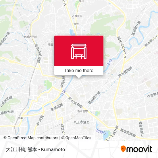大江川鶴 map