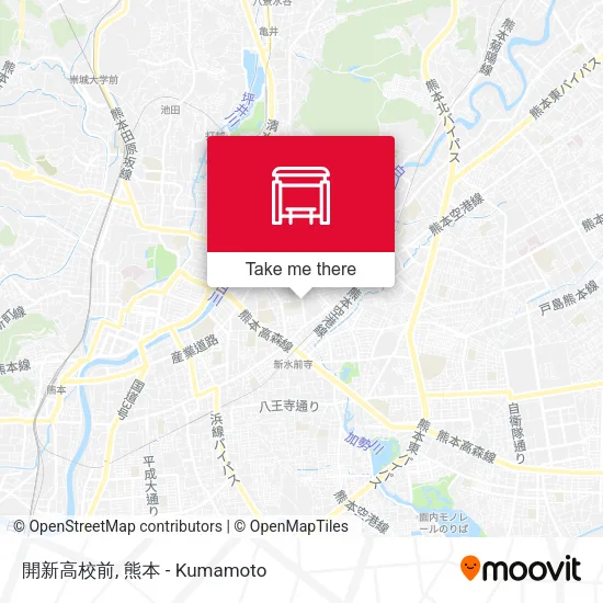 開新高校前 map
