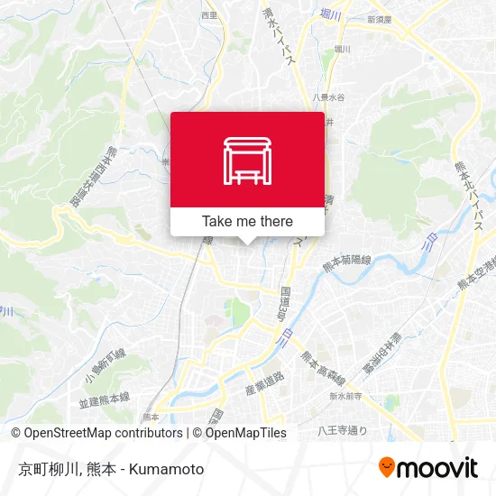 京町柳川 map